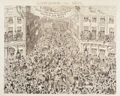 La Gran Exposición de 1851 de Mayhew: Londres en 1851 de George Cruikshank